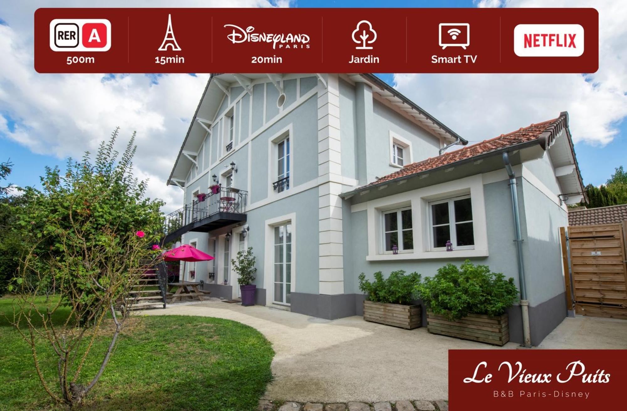 Le Vieux Puits Paris Est Paris-Disney Noisy-le-Grand Bagian luar foto